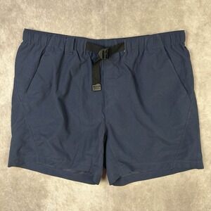 The North Face Shorts Men's‎ XL Navy Belted Fishing Hiking Outdoors Stretch 6"